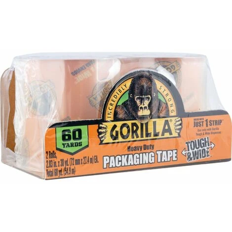 Gorilla 3044821 Clear Packaging Tape - 72mm X 27m 4 Gorilla 3044821 Clear Packaging Tape - 72mm X 27m - Image 4