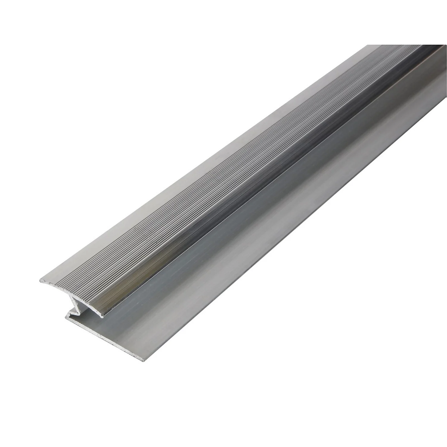 Cover Strip Laminate Floor Edge - Ceramic Silver 900mm 1 Cover Strip Laminate Floor Edge - Ceramic Silver 900mm