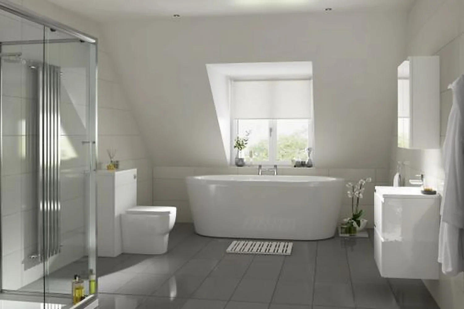 None Breeze Grey Porcelain Wall & Floor Tile 286 X 580mm 1 None Breeze Grey Porcelain Wall & Floor Tile 286 X 580mm