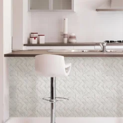 None Herringbone Carrera Peel And Stick Self Adhesive Wall Tiles 9 None Herringbone Carrera Peel And Stick Self Adhesive Wall Tiles -Floor Store 12827867 2014832978032578