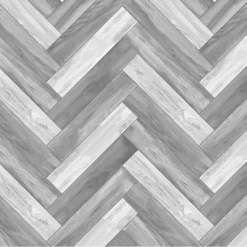 None Venice Grey Herringbone Vinyl Sheet Flooring 3x2m Roll -Floor Store 13053380 3665002421426250
