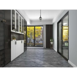 None Rigid Core Luxury Vinyl Flooring Carbon Grey Plank 7 None Rigid Core Luxury Vinyl Flooring Carbon Grey Plank -Floor Store 13177441 9554883991730839
