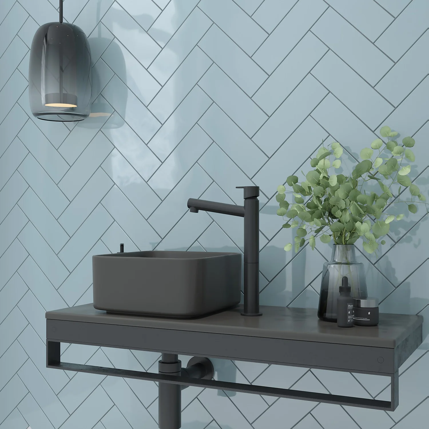 None Camden Green Ceramic Wall Tile 100 X 300mm - 0.45sqm Pack 1 None Camden Green Ceramic Wall Tile 100 X 300mm - 0.45sqm Pack