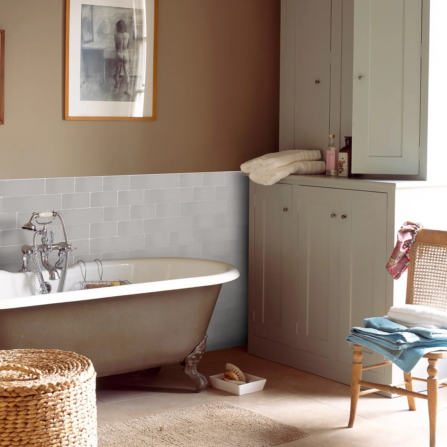 Country Living Artisan Antique White Ceramic Wall Tile 75 X 150mm - 0.5sqm Pack 1 Country Living Artisan Antique White Ceramic Wall Tile 75 X 150mm - 0.5sqm Pack