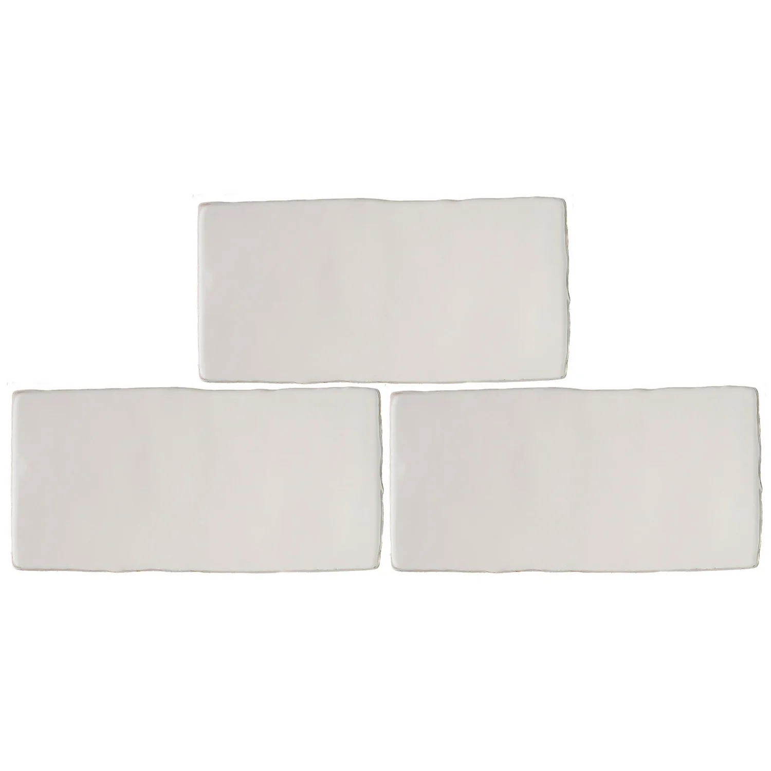 Country Living Artisan Antique White Ceramic Wall Tile 75 X 150mm - 0.5sqm Pack 3 Country Living Artisan Antique White Ceramic Wall Tile 75 X 150mm - 0.5sqm Pack - Image 3