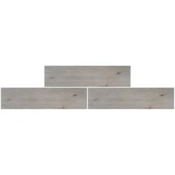 House Of Wall Tiles Wood Effect Grey Oak Porcelain Floor Tile 600x150mm - 0.99sqm Pack -Floor Store 13220577 1134916352392358