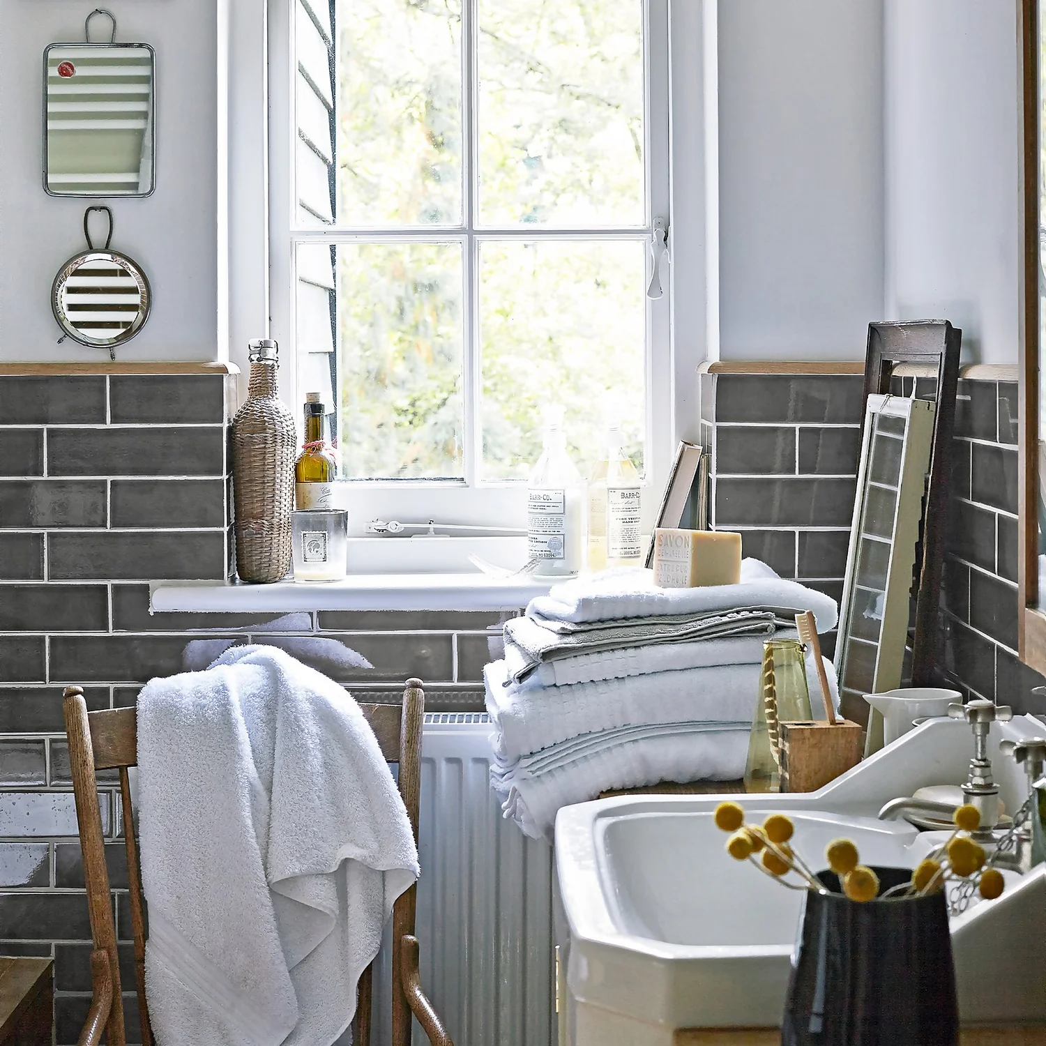 Country Living Artisan Stormy Grey Ceramic Wall Tile 75 X 300mm - 0.5sqm Pack 1 Country Living Artisan Stormy Grey Ceramic Wall Tile 75 X 300mm - 0.5sqm Pack