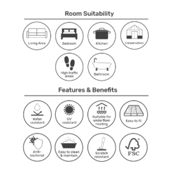 EGGER HOME Brown Perganti Walnut 8mm Aqua+ Laminate Flooring -Floor Store 13999105 2095014868716668