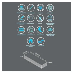 None Rigid Core Luxury Vinyl Flooring - Natural Oak Effect 9 None Rigid Core Luxury Vinyl Flooring - Natural Oak Effect -Floor Store 14005585 1975006100384348