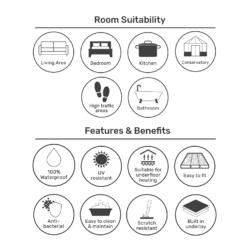 None Rigid Core Luxury Vinyl Flooring - Marble Tile 12 None Rigid Core Luxury Vinyl Flooring - Marble Tile -Floor Store 14005586 1385014868809170