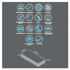 None Rigid Core Marble Tile Luxury Vinyl Flooring - Flooring Sample 7 None Rigid Core Marble Tile Luxury Vinyl Flooring - Flooring Sample -Floor Store 14186442 2125009721282789