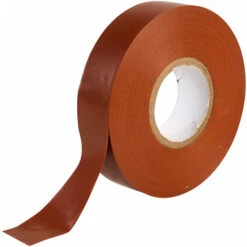 Ultratape Brown PVC Electrical Insulating Tape 19mm X 33m