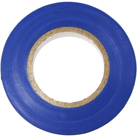 BeMatik - 0,15x19mm Blue Electrical Tape In Coil 10m 2 BeMatik - 0,15x19mm Blue Electrical Tape In Coil 10m - Image 2