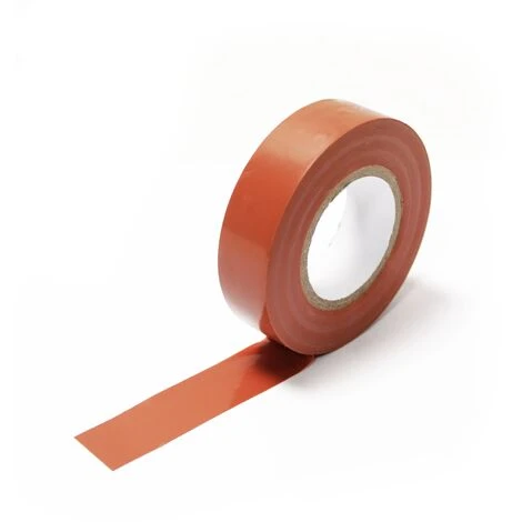 BeMatik - 0,15x19mm Brown Electrical Tape In 10m Coil 1 BeMatik - 0,15x19mm Brown Electrical Tape In 10m Coil