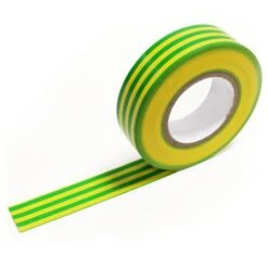 BeMatik - 0,15x19mm Yellow-green Electrical Tape In 20m Coil