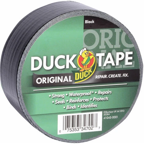 Duck Tape® 222228 Shurtape Original Trade Pack 50mm X 50m Black 1 Duck Tape® 222228 Shurtape Original Trade Pack 50mm X 50m Black