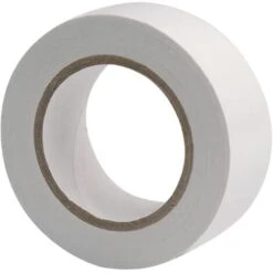 White Electrical Insulating Tape 0.13mmx19mmx10mts