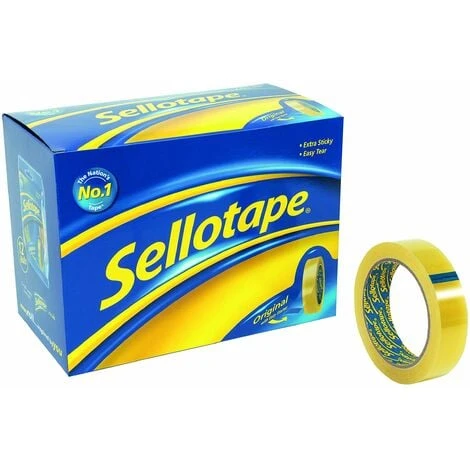 Sellotape Golden Tape 24mmx66m Pk12 - SE04998 1 Sellotape Golden Tape 24mmx66m Pk12 - SE04998