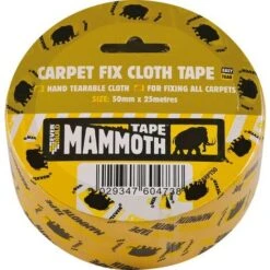 Everbuild Carpet Fix Cloth Tape 50mm X 25m