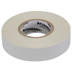 Fixman (189311) Electrical Insulation Tape 19mm X 33m White