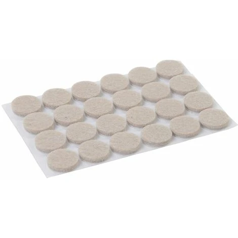 Fixman Self Adhesive Felt Pads Protectors 24pk - 20mm Round 1 Fixman Self Adhesive Felt Pads Protectors 24pk - 20mm Round