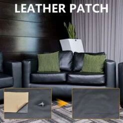 Leather Repair Patch, Leather Patch, 5 Pieces Self-adhesive Leather Patch, Durable, Abrasion Resistant Artificial Leather, Sticker, For Car Seats, Sofas (20 X 30cm, Khaki) 7 Leather Repair Patch, Leather Patch, 5 Pieces Self-adhesive Leather Patch, Durable, Abrasion Resistant Artificial Leather, Sticker, For Car Seats, Sofas (20 X 30cm, Khaki) -Floor Store 50877713 3