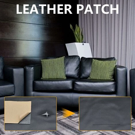 Leather Repair Patch, Leather Patch, 5 Pieces Self-adhesive Leather Patch, Durable, Abrasion Resistant Artificial Leather, Sticker, For Car Seats, Sofas (20 X 30cm, Khaki) 3 Leather Repair Patch, Leather Patch, 5 Pieces Self-adhesive Leather Patch, Durable, Abrasion Resistant Artificial Leather, Sticker, For Car Seats, Sofas (20 X 30cm, Khaki) - Image 3
