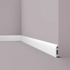 Skirting NMC FL5 WALLSTYL Noel Marquet Base Moulding Baseboard Decorative Moulding Coving Timeless Classic Design White 2 M