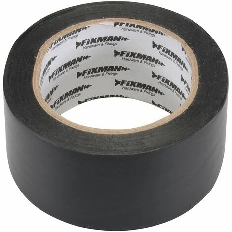 Fixman Insulation Tape - 50mm X 33m Black 1 Fixman Insulation Tape - 50mm X 33m Black