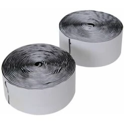 Fixman Hook &amp Loop Tape Black Self-Adhesive 2pce - 50mm X 5m