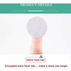 256pcs Heavy Duty Hook And Loop Dots Pre-cut 10mm In Diameter Self Adhesive Sticky Dots Fastening Mounting Double Sided Tape For Special Education Classroom, Children's Activities, DIY Lover (White) -Floor Store 52489815 3