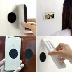 250 PCS Industrial Strength Hook Loop Dots - Double Sided Sticky Back - Heavy Duty Rug Carpet Gripper Pad Wall Mounting Coins For Home Office Car Phone Mount - Round 10MM, White -Floor Store 52489816 3