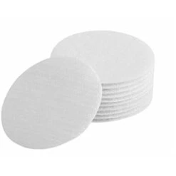 150PCS 10mm Round Hook&Loop Tape Industrial Strength Hook&Loop Dots Strength Sticky Back Interlocking Tapes For Carpet Wall Door Decor Or Tools Hanging (White, 10mm)