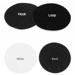 150PCS 10mm Round Hook&Loop Tape Industrial Strength Hook&Loop Dots Strength Sticky Back Interlocking Tapes For Carpet Wall Door Decor Or Tools Hanging (White, 10mm) -Floor Store 52489820 4