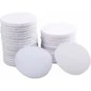 180 PCS Double Sided Hook Loop Dots Adhesive Sticky Back Coins Self Adhesive Fastener Interlocking Tape For Couch Cushions,Carpet, Stair Treads Carpet, DIY Craft, White, 10MM