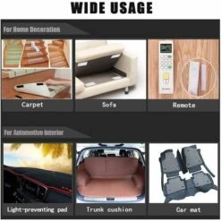 180 PCS Double Sided Hook Loop Dots Adhesive Sticky Back Coins Self Adhesive Fastener Interlocking Tape For Couch Cushions,Carpet, Stair Treads Carpet, DIY Craft, White, 10MM -Floor Store 52489823 3