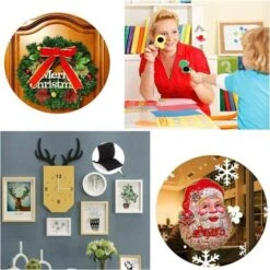 180 PCS Double Sided Hook Loop Dots Adhesive Sticky Back Coins Self Adhesive Fastener Interlocking Tape For Couch Cushions,Carpet, Stair Treads Carpet, DIY Craft, White, 10MM -Floor Store 52489823 4