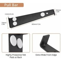 Laminate Flooring Installation Kit, Laminate Flooring Installation Kit With 60 Punching Block Spacers, Heavy-Duty Pull-Up Bar And Fiberglass Mallet, Non-Slip Soft Grip -Floor Store 66434752 4