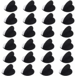 Double Sided Adhesive Tape Glue Scratch Sticker 24Pairs Adhesive Tape Sticker Hook And Ring Self Adhesive Strong Adhesive Tape Foam Tape Scratch Double Sided Adhesive Mosquito Tape