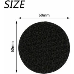 Double Sided Adhesive Tape Glue Scratch Sticker 24Pairs Adhesive Tape Sticker Hook And Ring Self Adhesive Strong Adhesive Tape Foam Tape Scratch Double Sided Adhesive Mosquito Tape -Floor Store 68262198 4