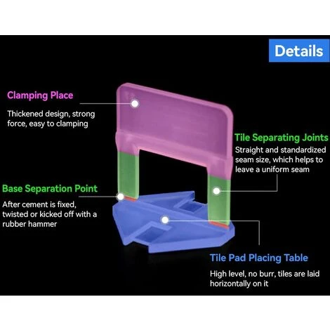 300 Spacers For 2mm Floor And Tile Tools 4 300 Spacers For 2mm Floor And Tile Tools - Image 4