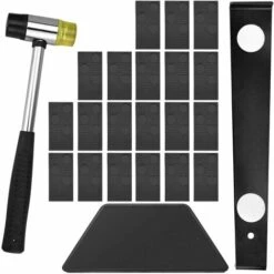 Floor Installation Kit With 20 Spacers, 1 Hammer, 1 Rubber Block, 1 Pull-up Bar For 7-15mm Laminate Flooring