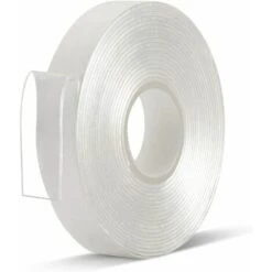 Double Sided Tape Heavy Duty - 1/2 In 10 Ft Acrylic Sticky Mounting Tape Clear Removable Strong Two Sided Adhesive For Sign/Photo/Poster/Picture Mount(Pack Of 1 Roll)