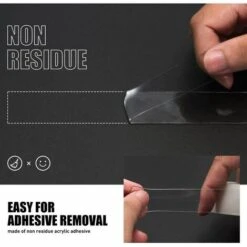 Double Sided Tape Heavy Duty - 1/2 In 10 Ft Acrylic Sticky Mounting Tape Clear Removable Strong Two Sided Adhesive For Sign/Photo/Poster/Picture Mount(Pack Of 1 Roll) -Floor Store 76204398 3