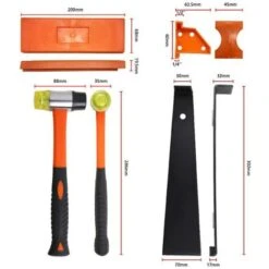 Stratified Floor Covering Tools, Laminate Wood Flooring Installation Kit 7 Stratified Floor Covering Tools, Laminate Wood Flooring Installation Kit -Floor Store 76908456 3