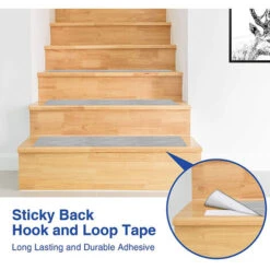 Self Adhesive Hook And Loop Fastener Roll, 20mm Width, 5 Meter Length Nylon Self Adhesive Tapes For Home, School, Car And Crafts -Floor Store 77562441 4