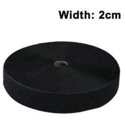 Self Adhesive Hook And Loop Fastener Roll, 20mm Width, 5 Meter Length Nylon Self Adhesive Tapes For Home, School, Car And Crafts