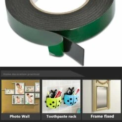 25mm X 10m Double Sided Tape PE Sponge Tape Waterproof Foam Tape 13Thirteen -Floor Store 86189061 4