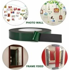 25mm X 10m Double Sided Tape PE Sponge Tape Waterproof Foam Tape 13Thirteen -Floor Store 86189061 5
