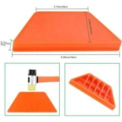Laminate Flooring Kit With 40 Spacers, Double Headed Mallet, Tapping Block And Pull Up Bar (Orange) 9 Laminate Flooring Kit With 40 Spacers, Double Headed Mallet, Tapping Block And Pull Up Bar (Orange) -Floor Store 89808397 5